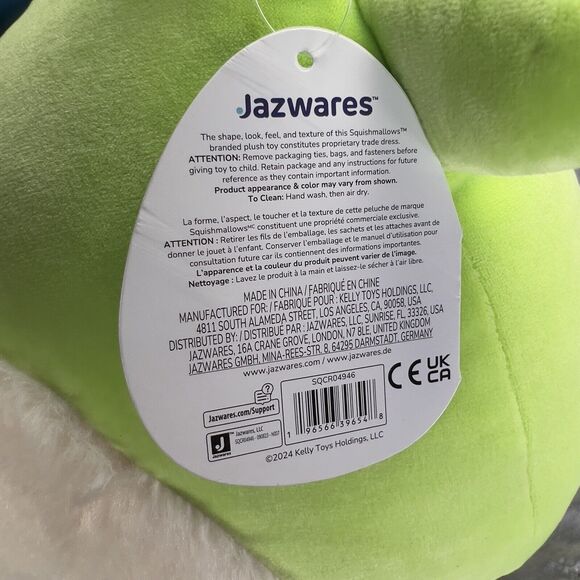 Squishmallows Mipsy GREEN Axolotl 12” Toy Hard to Find Plush Holiday Gift Idea - Picture 9 of 11